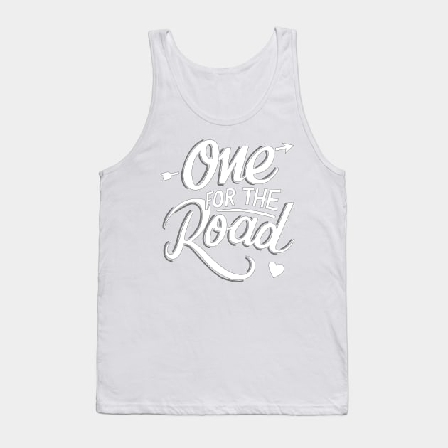 One For The Road Back Print Tank Top Official Arctic Monkeys Merch