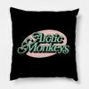 Arctic Monkeys Logo Vintage Throw Pillow Official Arctic Monkeys Merch