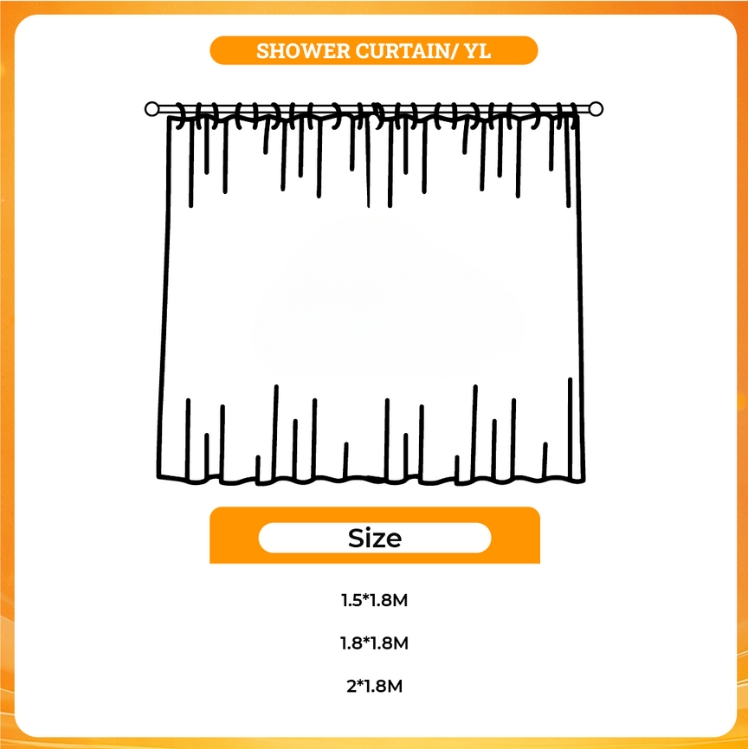 3D shower curtain - Arctic Monkeys Merch